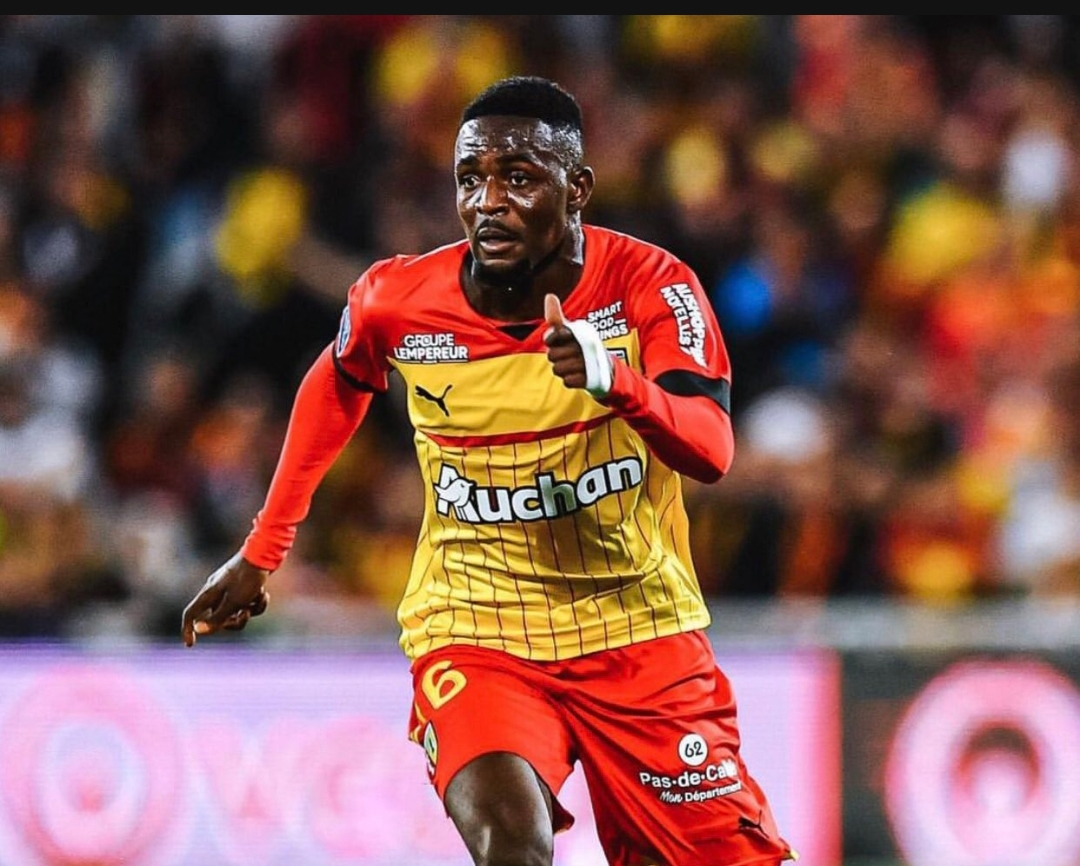 Ghana midfielder Salis Abdul Samed reacts after RC Lens stunned Arsenal ...